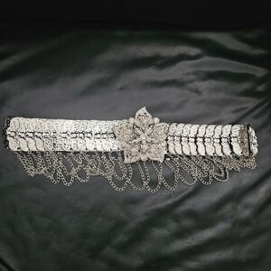 Vintage Handcrafted Ethnic Stretchy Classic Chain Carnival Goth  Hoop Belt